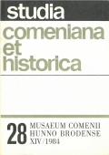 Studia Comeniana et historica č. 28