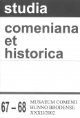 Studia Comeniana et historica č. 67–68