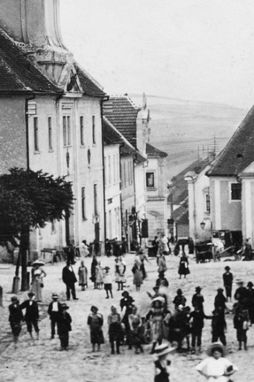 Panský dům a radnice (poč. 20. stol.)