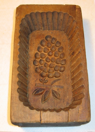 Forma na máslo, dřevo, konec 19. století