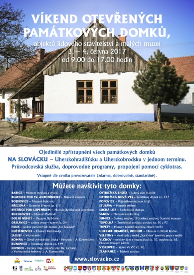 Víkend otevřených památkových domků 2017