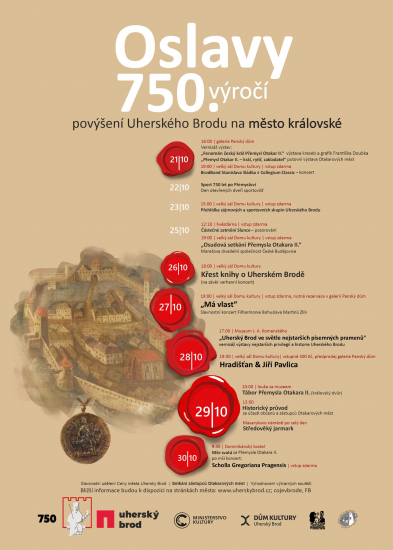 750 let povýšení Uherského Brodu na město královské